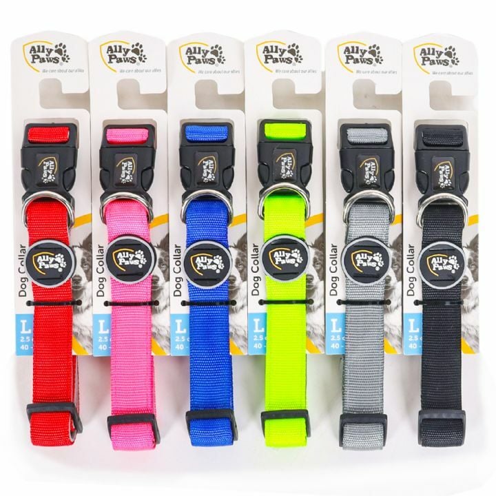 ALLY PAWS DOG COLLAR LARGE 2,5CMX40-60CM