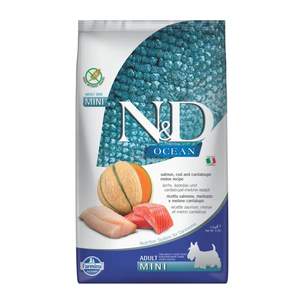 N&D OCEAN PR SOMON MORINA KAVUN ADULT MINI 2,5 KG