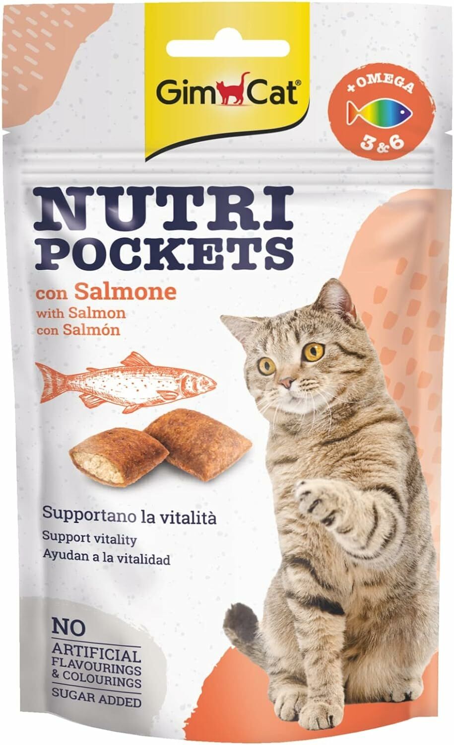 GİMCAT NUTRIPOCKETS SOMON&OMEGA 60 GR