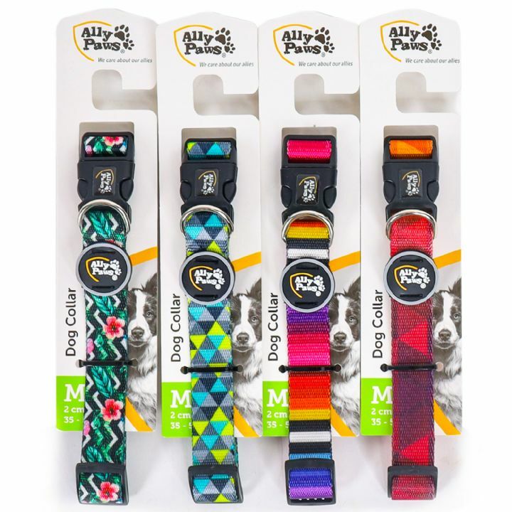 ALLY PAWS DOG COLLAR MEDIUM 2CMX35-50CM