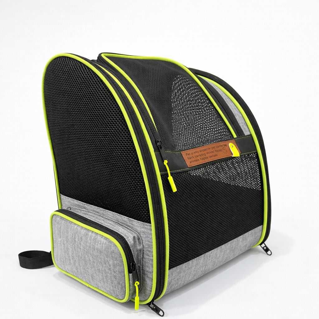 PETPRETTY SUPERIOR GRİ FİLELİ SIRT ÇANTASI