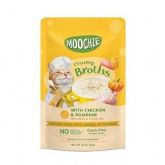 MOOCHİE ÇORBA KEDİ ÖDÜLÜ TAVUK-BALKABAĞI 40 GR 16'LI