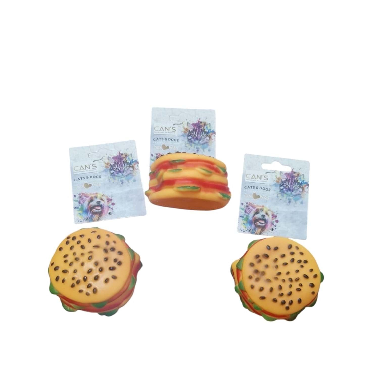 Cans STY0181 Öten Hamburger Oyuncak 7 cm