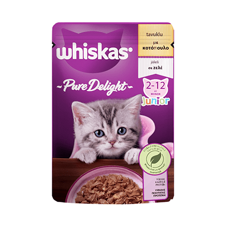 WHİSKAS POUCH GÜVEÇ YAVRU TAVUKLU 85 GR 28'Lİ