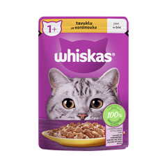 WHİSKAS POUCH GÜVEÇ TAVUKLU 85 GR 28'Lİ