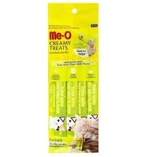 MEO CREAMY YAVRU KEDİ TON BALIKLI KEÇİ SÜTLÜ ÖDÜL 4x15 GR