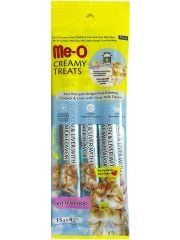 MEO CREAMY YAVRU KEDİ TAVUK CİĞER KEÇİ SÜTÜ KEDİ ÖDÜLÜ 4x15 GR