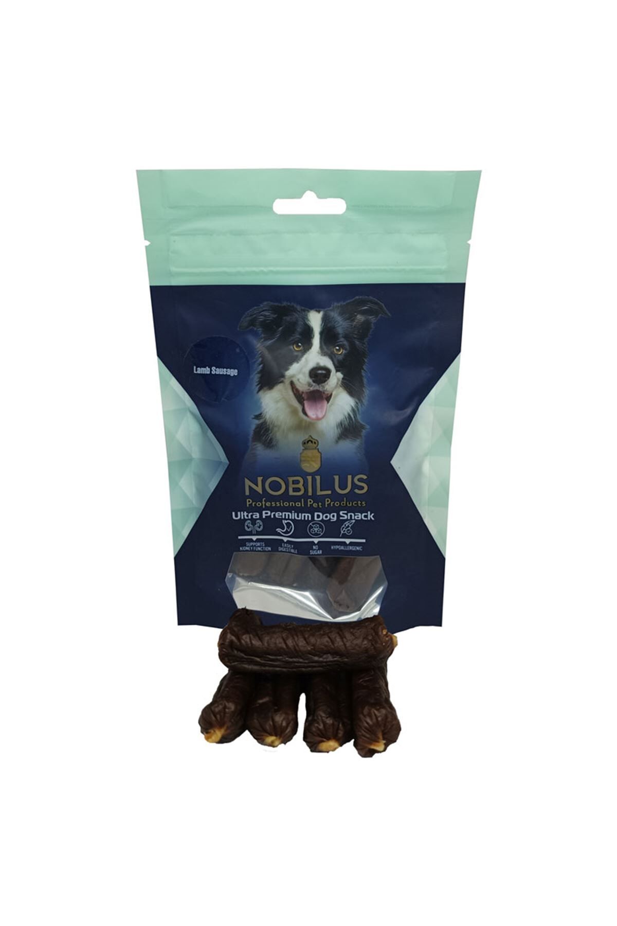 Nobilus Kuzu Sosis Köpek Ödül Maması 80g