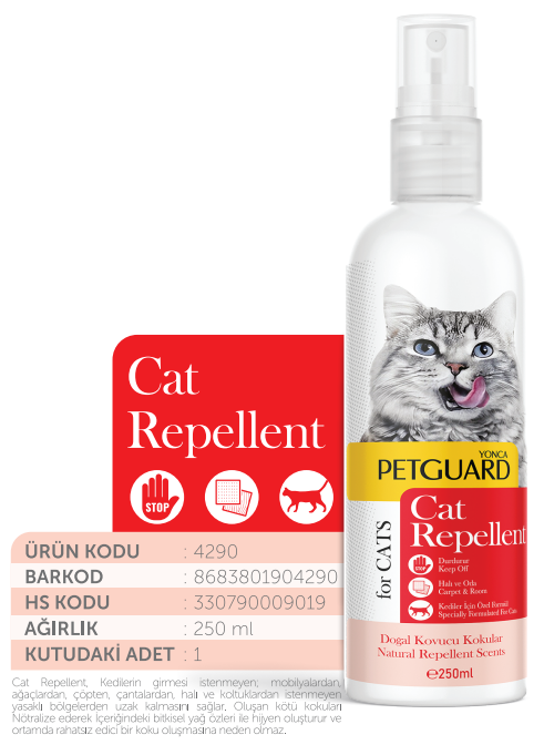 PETGUARD KEDİ UZAKLAŞTIRICI 250 ML