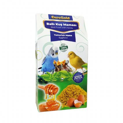EUROGOLD BALLI YUMURTALI KUŞ MAMASI 100GR 10'LU