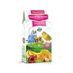 EUROGOLD YUMURTALI MEYVELİ KUŞ MAMASI 100GR 10'LU
