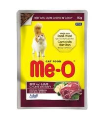 MEO-POUCH DANA ve KUZU ETLİ 80 GR 12'Lİ