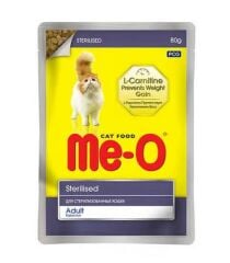 MEO-POUCH KISIRLAŞTIRILMIŞ KEDİ 80 GR 12'Lİ