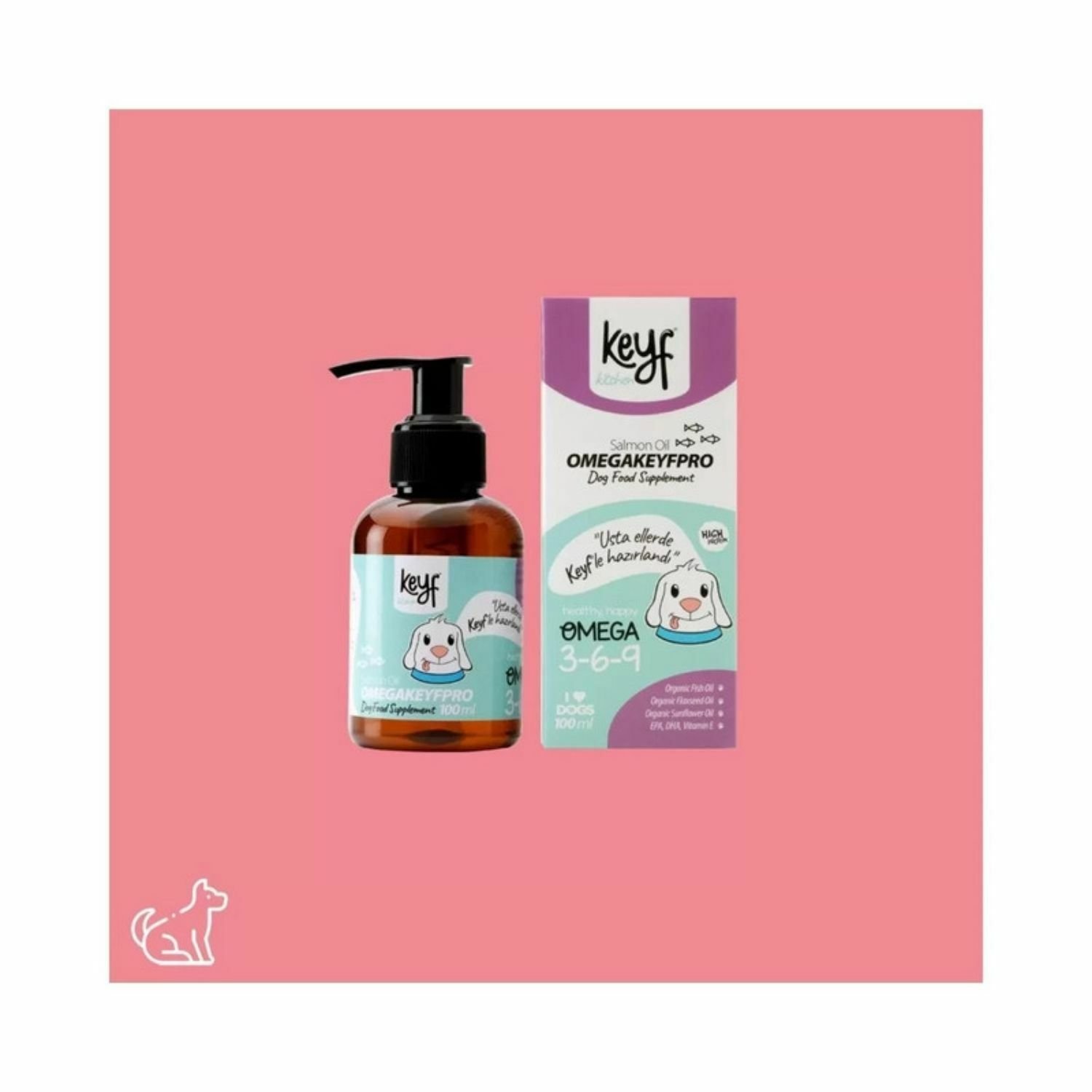 KEYF KÖPEK OMEGE 100 ML
