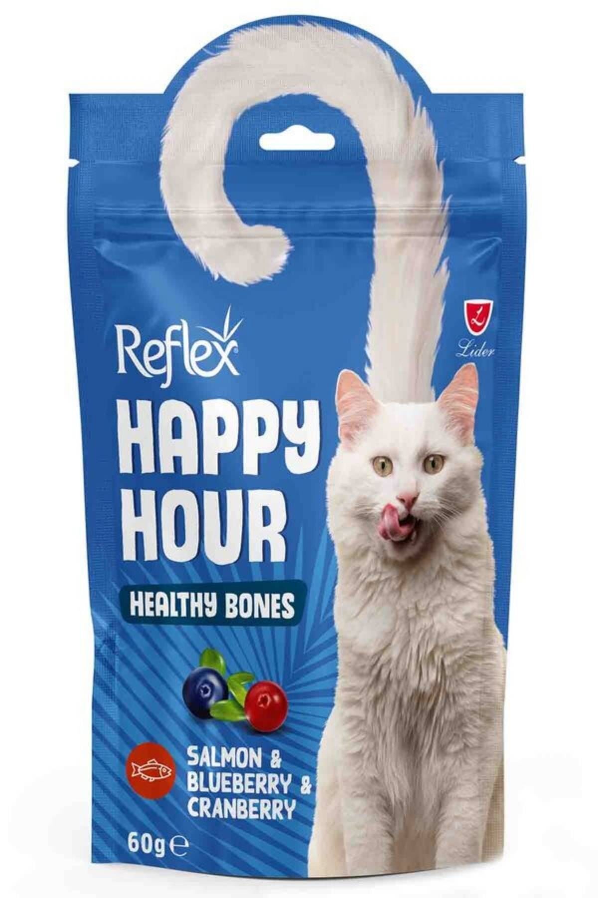 REFLEX HAPPY HOUR SAĞLIKLI KEMİKLER İÇİN DESTEKLEYİCİ KEDİ ÖDÜL MAMASI 60 G