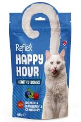 REFLEX HAPPY HOUR SAĞLIKLI KEMİKLER İÇİN DESTEKLEYİCİ KEDİ ÖDÜL MAMASI 60 G
