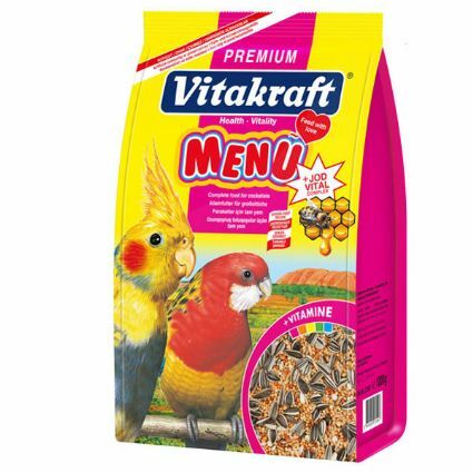VİTAKRAFT MENÜ PARAKET YEMİ 1000 GR 5'Lİ