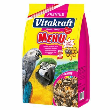 VİTAKRAFT MENÜ PAPAĞAN YEMİ 1000GR 5'Lİ