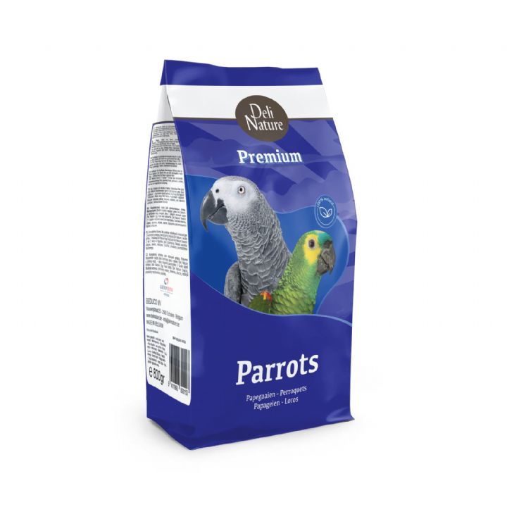 DELİ NATURE PREMİUM PARROTS PAPAĞAN YEMİ 800 GR