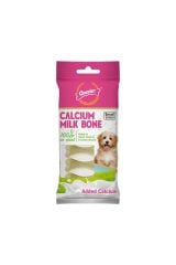 Gnawlers Kalsiyumlu Sütlü Köpek Ödül Kemiği 5cm [7'li] [S]
