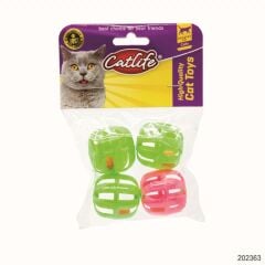 CATLİFE ZİLLİ KEDİ OYUNCAK 4'LÜ