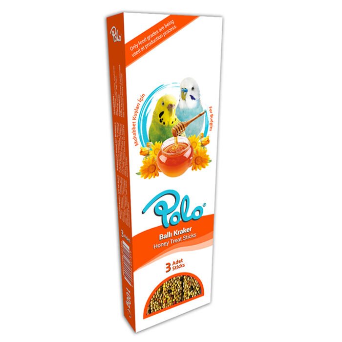 POLO BALLI MUHABBET KUŞU KRAKERİ 3'LÜ 12'Lİ