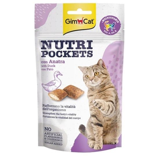 GİMCAT NUTRIPOCKETS ÖRDEK&MULTIVITAMIN 60 GR