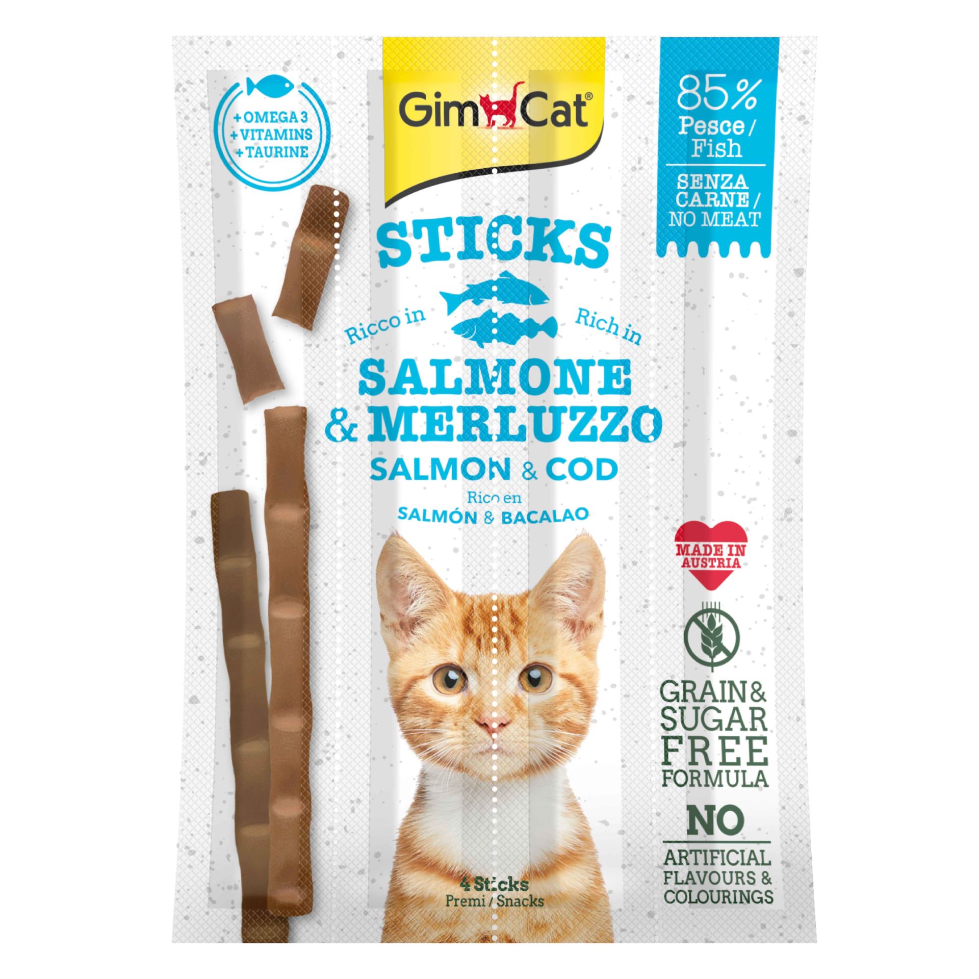 GİMCAT STİCKS SOMON&MORINA 4'LÜ 20 GR