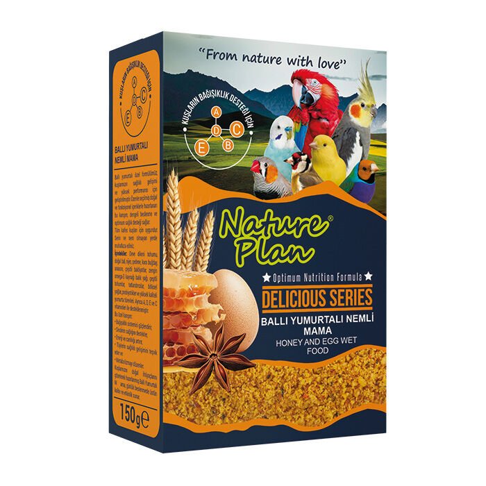Nature Plan Ballı Yumurtalı Kuş Maması 150gr (12)
