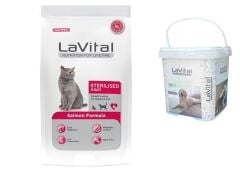 LAVİTAL SOMONLU STERİLİSED YETİŞKİN KEDİ MAMASI 1 KG