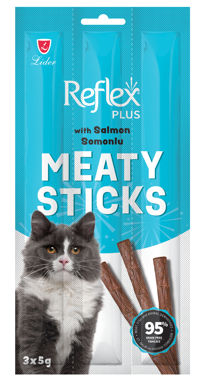 REFLEX PLUS SOMONLU KEDİ ÇUBUK 3*5 GR