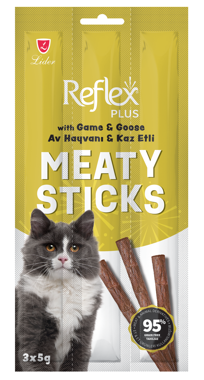 REFLEX PLUS AV HAYVANLI KEDİ ÇUBUK 3*5 GR