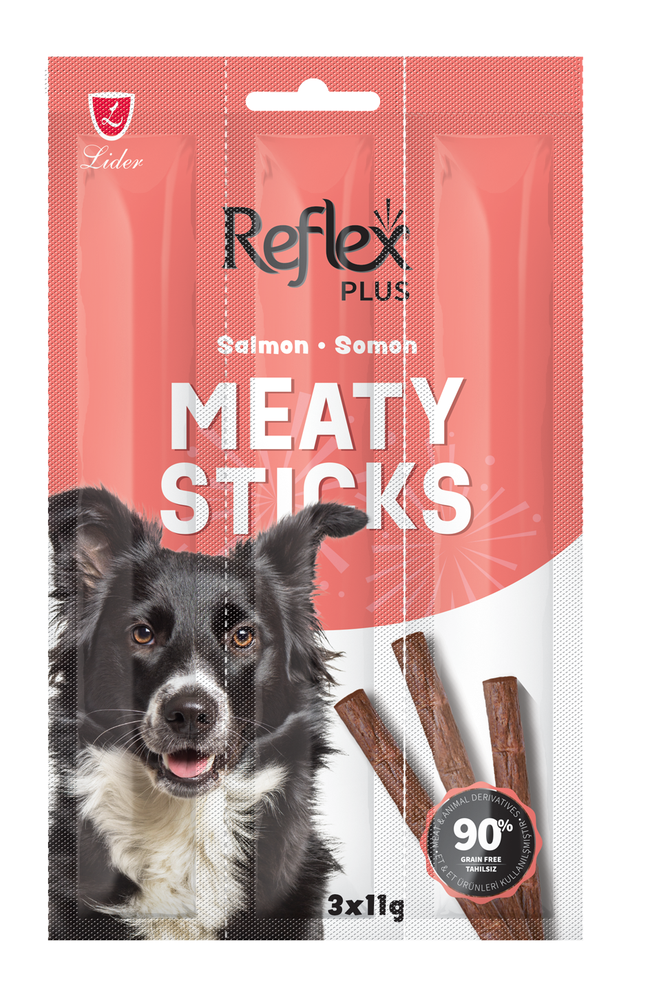 REFLEX PLUS KUZU ETLİ KÖPEK ÇUBUK 3*11 GR