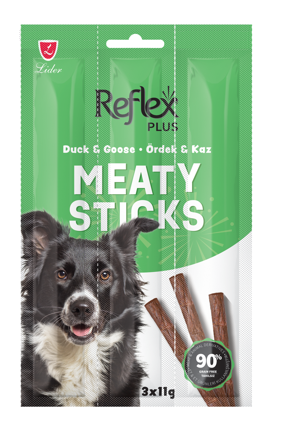 REFLEX PLUS ÖRDEK VE KAZ KÖPEK ÇUBUK 3*11 GR