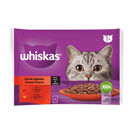 WHİSKAS POUCH ET ÇEŞİTLERİ 4'LÜ