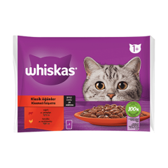 WHİSKAS POUCH ET ÇEŞİTLERİ 4'LÜ