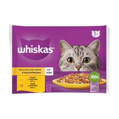 WHİSKAS POUCH KÜMES HAYVAN ÇEŞİTLERİ 4'LÜ