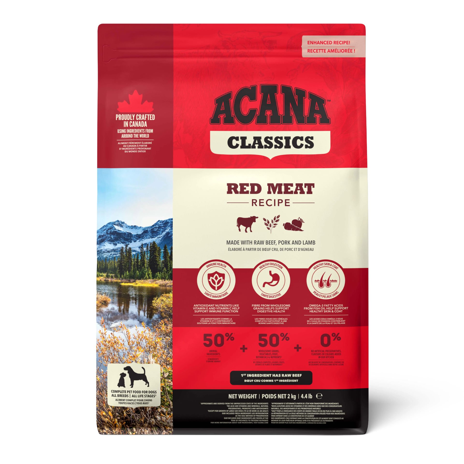 ACANA DOG CLASSICS RED MEAT 2 KG