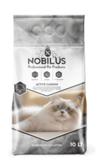NOBILUS PREMİUM CAT LITTER ACTİVE CARBON 10 LT