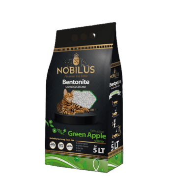 NOBILUS PREMİUM CAT LITTER GREEN APPLE 5 LT