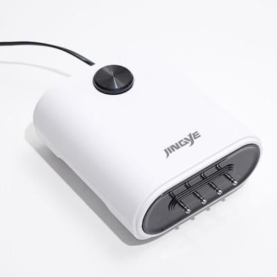Jingye Dört Çıkışlı Sessiz Akvaryum Hava Motoru Beyaz 8W, 4x3L/Min