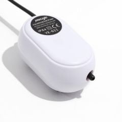 Jingye Tek Çıkışlı Sessiz Akvaryum Hava Motoru Beyaz 3W, 3L/Min