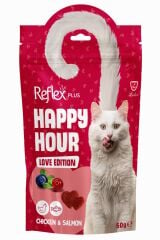 REFLEX PLUS HAPPY HOUR LOVE EDITION KEDİ ÖDÜL MAMASI 60 G