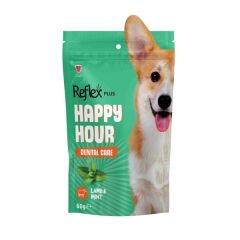 REFLEX HAPPY HOUR AĞIZ VE DİŞ SAĞLIĞI İÇİN KÖPEK ÖDÜL MAMASI 60 G