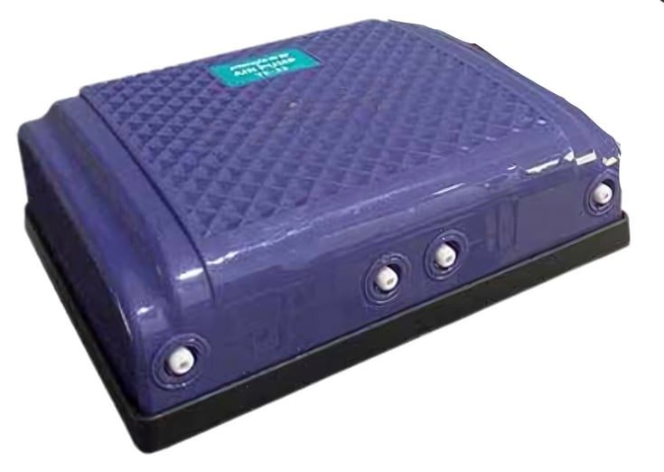 Jingye Dört Çıkışlı Akvaryum Hava Motoru Mavi 10W, 4x4L/Min