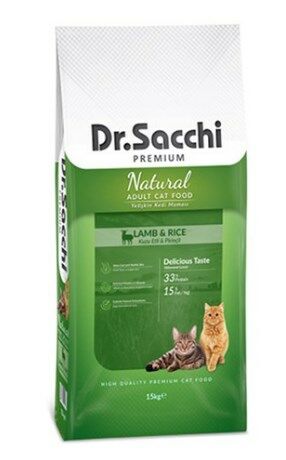DR SACCHİ LAMP & RİCE KEDİ MAMASI 15 KG