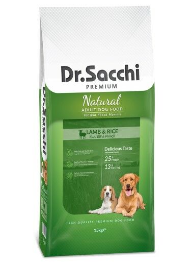 DR SACCHİ LAMP&RİCE KÖPEK MAMASI 15 KG